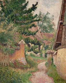Lucien Pissarro - La Sente de l'Eglise, Bazincourt